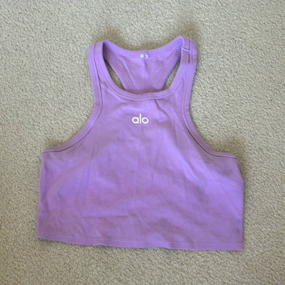 Alo Purple Tank Top